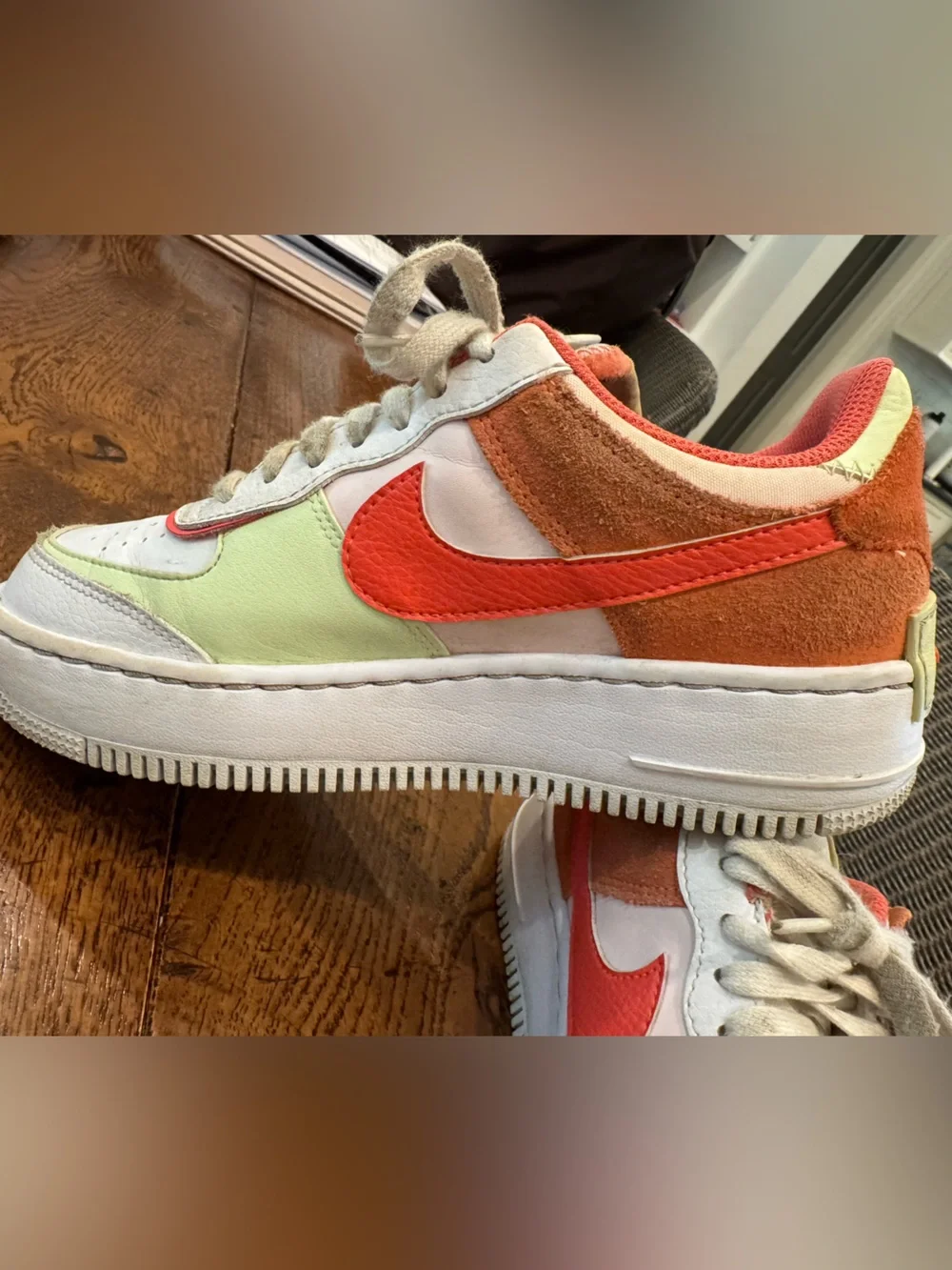 NIKE Women’s Air Force 1 Shadow ‘White Magic Ember’